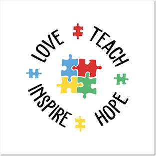 Autism Awareness SPED Special Education Teacher educators gift Posters and Art